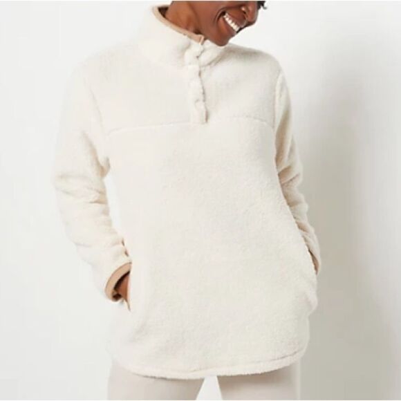 Koolaburra by UGG Sherpa with Microsuede Pullover - Picture 1 of 5